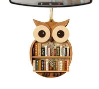 Genérico Book Ornaments for Tree | Cute Wooden Animal Home Decor, Animal Book Ornaments for Kids Adults Family Home Birthday Halloween Acción de Gracias Holiday New Year Party Eve Tree Family Kids