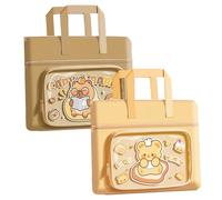 Genérico Book Tote Bag, Animal Document Pouch, Large Capacity Waterproof Zippered Bag, Travel School Shopping Beach Daycare Vacation Picnic Weekend Tote For Teenagers Kids 13.78x10.63 Inches