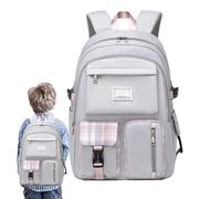 Genérico Bookbag For Primary Elementary High School Fits 15.6 Inch Notebook | Women's Backpack | School Backpacck High Backpacck | Cute Backpacks For Adults - Multiple Pockets Backpack,