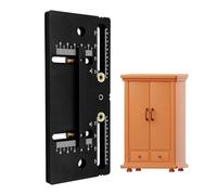 Generico Boquilla Para Manijas De Muebles | Modelo Ajustable Para Manijas De Muebles | Guía Modelos De Perforación Cocina Armario | Archivo Ranurado Madera Cajón Pulls Construcción Pulls