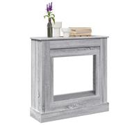 Genérico Borde de Chimenea Madera ingeniería Gris Sonoma 90x30x90 cm,Casa y jardín,Accesorios para hornos de leña y chimeneas,Gris Sonoma,20.4 KG,854594