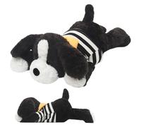 Genérico Border Collie Plush Toy - Cute Puppy Stuffed Animal Sleeping Pillow | Cuddly Dog Doll with Filling For Comfort Hug Decorative Cushion Birthday Gift