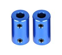 Genérico Bore Rigid Coupling Set, Screw Aluminum Alloy, Shaft Coupling | Portable Multifunctional for 3D Printers, Motor Couplings, Ship Models, RC Robot, DIY Car Boat Airplane