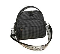 Genérico Borsa Donna Nylon 26x25x12 Cm 277 G Borsetta A Tracolla Elegante Con | Manico Superiore E Cinturino Regolabile - Grande Capacità Per Università Viaggio Shopping Lavoro Feste Quotidiane