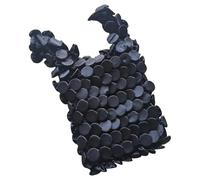 Genérico Borse Spesa Riutilizzabili - Borsetta Lavabile Pieghevole, Sacchetti Alimentari Resistenti Ecologici, Soluzione Trasporto Quotidiano | Utilizzo per Pendolari Viaggi Campeggio, Negro , Se