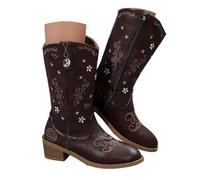 Genérico Botas Cortas de Cuero para Mujer, Botas Biker con Hebillas y Tacón Ancho, Moda Punk Plataforma Cómodas para Uso Cotidiano, Calzado de Moda Estilo Alternativo