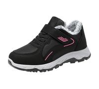 Generico Botas cortas de mujer Oferta cálida | Zapatos de senderismo mujer bajos, botas de piel con cordones Snow Boots Outdoor para después de esquiar zapatos de nieve mujer casual de caminar, Rosa,
