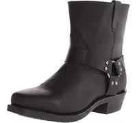 Genérico Botas Cowboy para Hombre, Botas Cowboy y Moteras, Botas Western de Piel, Botas con Cordones Antideslizantes hasta Media Pantorrilla.,42,B