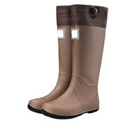 Genérico Botas De Agua Hombre Trabajo - Botas de Lluvia Hombre Exteriores Senderismo Camping Antideslizantes Tacón Bajo Cómodas Todas Estaciones Duradera