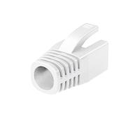 Genérico Botas de alivio de tensión CAT7 CAT6A, 2-200 Uds., cubiertas de enchufe de conector de Cable RJ45, red Ethernet de 8,5mm for CAT8(150pcs,White)