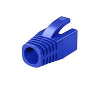 Genérico Botas de alivio de tensión CAT7 CAT6A, 2-200 Uds., cubiertas de enchufe de conector de Cable RJ45, red Ethernet de 8,5mm for CAT8(150pcs,Blue)