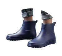 Genérico Botas De Goma De Hombre - Botas de lluvia media caña para exteriores ideales en climas húmedos para uso diario durante temporada lluviosa