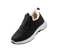 Genérico Botas de Mujer y Botines Botines Comodos Mujer Couple Snow Boots Fashion Casual Sneakers Men's Breathable Flat Bottom Casual Shoes Winter Padded Warm Botas con Pelo por Dentro (Black, 38)