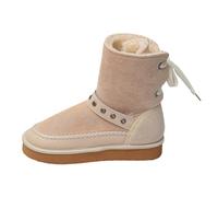 Genérico Botas De Nieve De Mujer,Botas De Invierno CáLidas De Gamuza Para Mujer Botas CóModas Con Temperamento