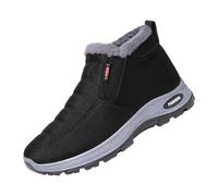 Generico Botas de nieve para mujer, bajas, casuales, a la moda, resistentes al viento, botines de peluche, botines de cordones para después del esquí, botines de invierno cálidos, botas de senderismo,