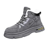 Genérico Botas De Nieve Senderismo Mujer Hombre Calentitas Fur Forradas Botín Hombre Impermeables Zapatos Térmicos Trekking Boots Suela Antideslizante Cómodas Y Cálidas Botas Hombre Con Cierre