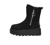 Genérico Botas Nieve Mujer Antideslizantes,Botas De Nieve De Moda De Invierno Botines De Gamuza Con Suela Antideslizante CóModas Y CáLidas