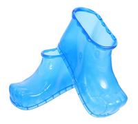 Genérico Botas para Baño de Pies Pequeñas 12,5 Cm Azules, Zapatos para Remojo y Masaje de Pies, Spa Doméstico para Relajación y Cuidado, Ideales para Baño y Sauna, Par Único