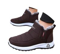 Genérico Botas para La Nieve Hombre,Botas De Invierno Sin Cordones con Forro Aislante Ideales para Senderismo En Climas FríOs CóModas CáLidas Y TéRmicas con Suela Antideslizante Y ConstruccióN Ligera