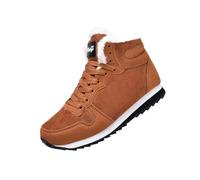 Genérico Botas Tipo MontañA Mujer Botas NiñA Invierno Botas de Nieve para Pareja, Zapatillas Casuales de, Zapatos Informales Transpirables, Botas de Nieve para Bota Mujer Moto Impermeable (Brown, 43)
