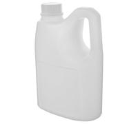 Genérico Botella Cuadrada de Plástico de 2 Litros Asa y Tapa para Smoothies y Jugos, Envase Seguro para Uso en Exteriores y Actividades Deportivas
