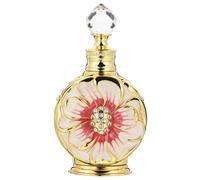 Genérico Botella de Aceite Esencial de Vidrio Rellenable de 12 Ml, Diseño de Rosa Roja, Tapa Hermética a Prueba de Fugas, Adecuado para Aromaterapia y Viajes