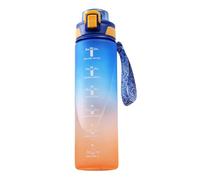 Genérico Botella de agua deportiva: jarra de hidratación de 1000 ml de fugas, contenedor de bebidas portátiles | Frasco de tapa de duradera, botella de sin BPA, equipo de ejercicios livianos pa
