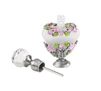 Generico Botella reutilizable esmaltada | Regalo de perfume vintage | Romántico pintado a mano de viaje para el hogar decorativo de colección atomizador aerosol contenedor