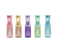 Genérico Botella spray continuo, niebla fina cabello, 300ml w | Pulverizador agua & plantas, viaje, limpieza & piel(Bundle 5ps,200ml)
