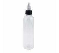 Genérico Botellas de Pigmento Vacías para 60 Ml Transparentes, Set de 15 Unidades, Botellas de Almacenamiento Ligeras, Pigmentos y Líquidos, Accesorio para Tatuadores Profesionales