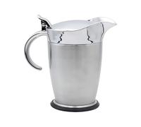Generico Botellas para salsas - Tarro térmico 750 ml | Tapa antigoteo con boquilla y ancha para jarabes | Ideal para , reuniones familiares, bancos, mesas, buffet, cocina, restaurante
