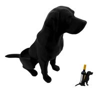 Genérico Botellero de Vino Labrador, Soporte para Vino para Perros Impreso en 3D para Botellas estándar, exhibición de Botellas de vinos de Animales Divertidos o mostrador de Barra de Cocina (Black)