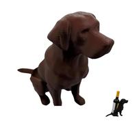 Genérico Botellero de Vino Labrador, Soporte para Vino para Perros Impreso en 3D para Botellas estándar, exhibición de Botellas de vinos de Animales Divertidos o mostrador de Barra de Cocina (Brown)
