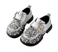 Genérico Botines de Ballet con Suela Flexible para Niñas - Calzado para Escuela y Actuación