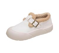 Genérico Botines de moda para mujer, otoño e invierno, suela gruesa, tacón medio, sin cordones, cortos, cálidos, lisos, estilo informal Botas Deportivas Invierno Mujer