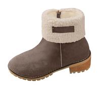 Genérico Botines de Mujer Botas Vaqueras Occidentales, Punta Puntiaguda con Bordado Elegante, Tacón Ancho Cómodo Piel Sintética, Calzado Moda para Otoño Invierno, Ideal Fiesta y Uso Diario