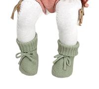 Genérico Botines para bebé recién nacido, zapatos de punto de ganchillo para niño y niña, zapatos acogedores para niñas pequeñas