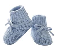Genérico Botines para bebé recién nacido, zapatos de punto de ganchillo para niño y niña, zapatos acogedores para niñas pequeñas