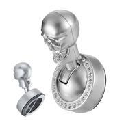 Genérico Botón de Arranque para Coche | Gothic Skull-Shaped Metal Knob | Tapa para botón de arranque - para Viajes Exteriores, Autocaravanas, Barcos, Vehículos, Motor y Desplazamientos