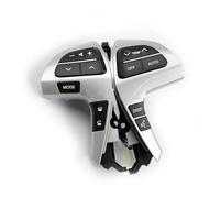 Genérico Botón Volante multifunción Botón De Control Audio Volante Bluetooth 84250-06180 para Toyota para Highlander 2011 2012 2013 84250-0E20(High Silver BK)