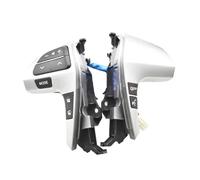 Genérico Botón Volante multifunción Botón De Control Audio Volante Bluetooth 84250-06180 para Toyota para Highlander 2011 2012 2013 84250-0E20(Medium Silver BK)
