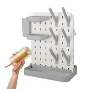 Genérico Bottle Drying Rack - Counter Dryer Space Saving Vertical Holder for Baby Bottles | BPA Free Sythentic with Stable Base, Compact Organizer for Pump Parts Cups Kitchen Travel Bedroom Use