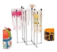 Genérico Bottle Rack Dryer - 8-Pole Reusable Scratch-Proof Cup Draining Holder | Bottle Holder Drying Rack,for Glass Mugs Decanter Kitchenware
