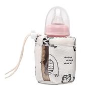 Genérico Bottle Sleeve Insulators | Warming Sleeve - Cotton Universal Standard Caliber | 7x7x15cm Thermal Bottle Bag Anti-Drop Essential For Premature Kids 0m+ 1pc