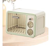 Genérico Bottle Storage Box - Bottle Organizer Box | Babý Bottlê Drying Rack | Foldable Dustproof Design, Draining Function, PP+Pet Material, Large Capacity, For BabýTableware Utensils Bowls Chopsti