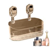 Genérico Bottom Drain No Drill Corner Wall Shelf - Bathroom Suction Shelf | Corrugated Suction Cup Storage Rack No-Drill |For Kitchen, Bathroom, Inside Shower