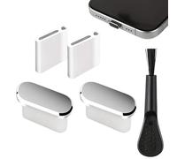 Genérico Bouchon Anti-poussière - 2 Pièces Étanches Avec Brosse De Nettoyage | Protection Anti-poussière Pour Port De Téléphone | Idéal Pour Téléphone Portable, Tablette, Usage, Extérieur,