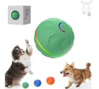 Genérico Boujee Gravity Ball Dog, Boujee Vibrating Dog Ball, 4-Hour Playtime, Automatic Rolling & Rotating Moving Dogs Toy (Green)