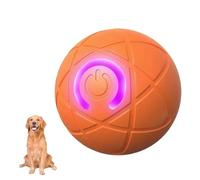 Genérico Boujee Gravity Bounce Ball, Boujee Gravity Ball Dog, Automatic Bouncing and Rotating Balls for Pets, Automatic Rolling Smart Jumping Dogs Toy Bouncing Balls for Dogs (Orange)
