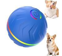 Genérico Boujee Gravity Bounce Ball, Boujee Gravity Ball Dog, Boujees Flow Dog Toy, Automatic Bouncing and Rotating Balls for Pets, Interactive Dogs Activated Automatic Rolling Balls (Blue,1 pcs)